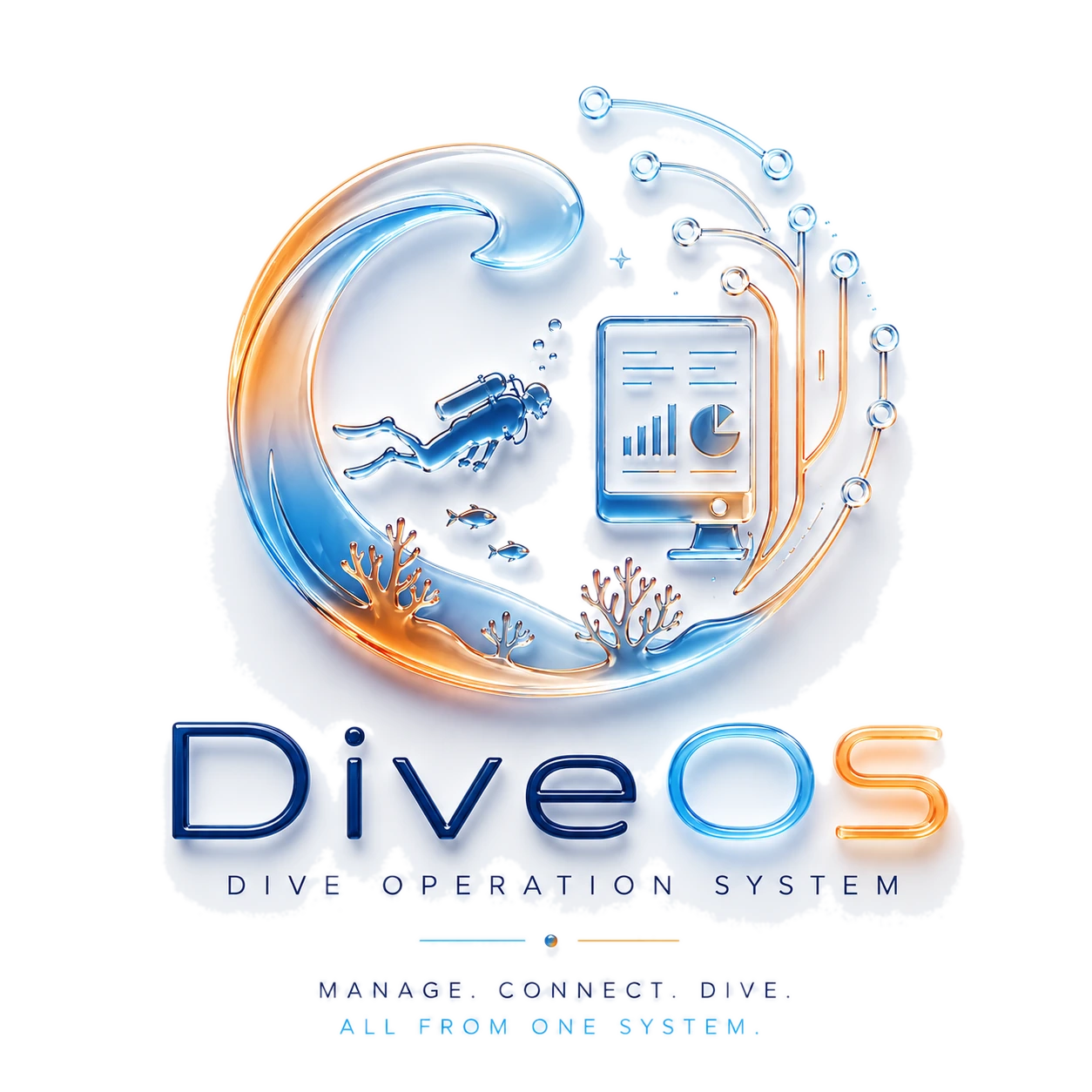 DiveOS — Dive Operation System. Manage. Connect. Dive. All from one system.
